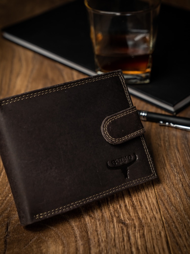 Гаманець чоловічий Buffalo Wild N992L-B-MHU BROWN Гаманець чоловічий Buffalo Wild N992L-B-MHU BROWN